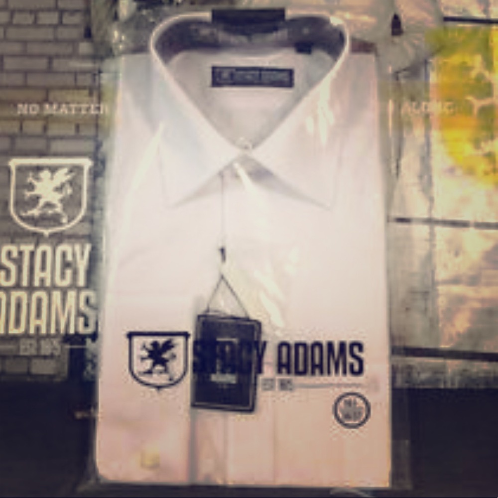 Never worn! Stacy Adams Men’s Dress Shirt
